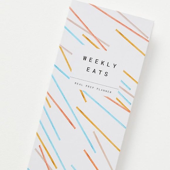 Anthropologie Other - Weekly meal prep planner